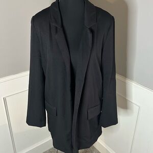 Mod Ref Oversized Black Blazer Women’s Size Small | Classic Tailored Jacket